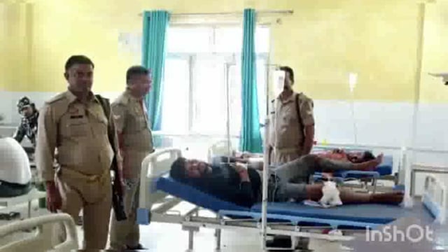 राया थाना क्षेत्र में पुलिस और बदमाशों में हुई मुठभेड़ घायल बदमाश को पुलिस ने लिया हिरासत में