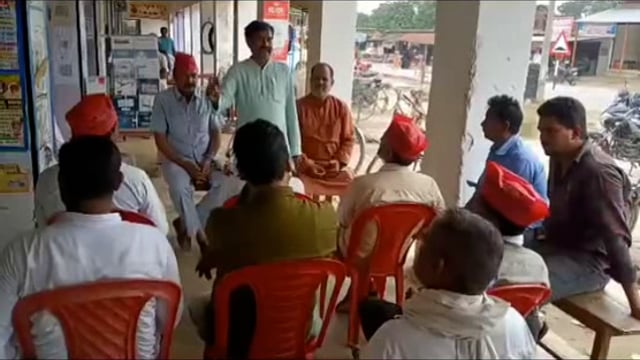 अगस्त क्रांति के अवसर पर बढ़या में कार्यक्रम का हुआ आयोजन