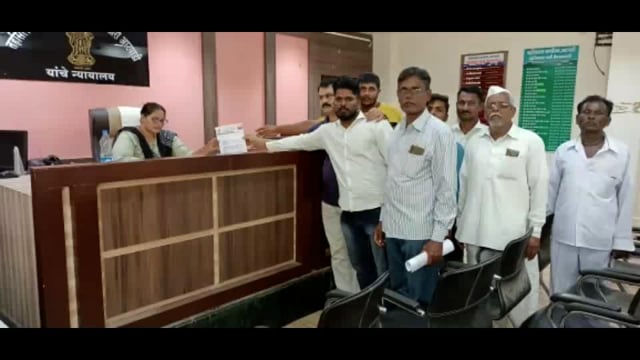 मानगंगा कारखान्याच्या थकीत बिलाच्या संदर्भात बळीराजा शेतकरी संघटनेकडून तहसीलदार यांना निवेदन