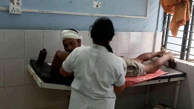 लखीसराय जिले के रामपुर गांव में आपसी विवाद के दौरान हुई मारपीट में एक युवक घायल सदर अस्पताल में किया गया इलाज