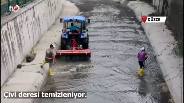 Çivi Deresi Temizlendi