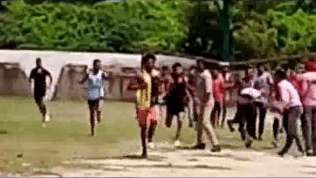  मांट स्टेडियम में दौड़ की प्रतियोगिता का किया गया आयोजन