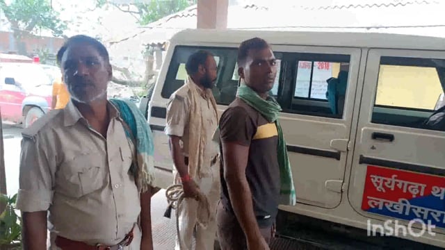 सूरजगढ़ा -शराब मामले में फरार चल रहे एक युवक को गिरफ्तार कर आज पुलिस हिरासत में भेजा गया लखीसराय जेल।