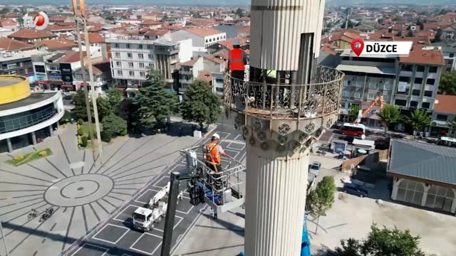 Cami Minareleri Kaldırma İşlemi Başlatıldı