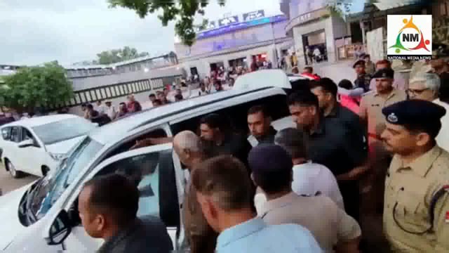 RSS प्रमुख मोहन भागवत मंगलवार की शाम को मथुरा से पहुंचे वृंदावन।