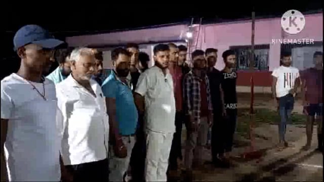 सर्किल नाइट क्रिकेट टूर्नामेंट के फाइनल मुकाबले में शंभूगंज ने जमाया कब्जा