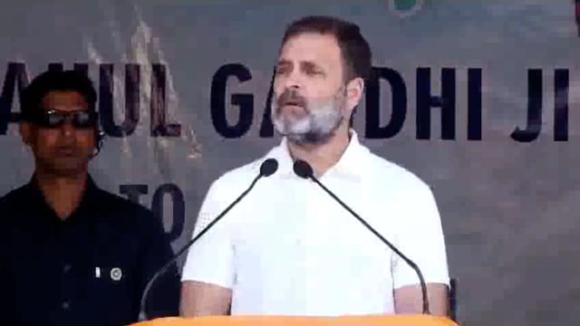 लद्दाख से राहुल गांधी जी  कांग्रेस की विचारधारा रखी 