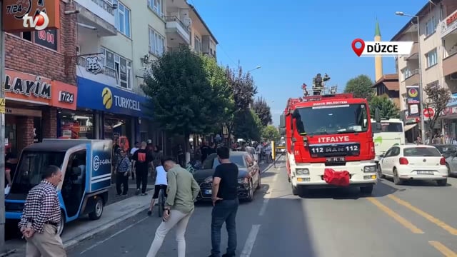 Yükselen Dumanlar İtfaiyeyi Harekete Geçirdi