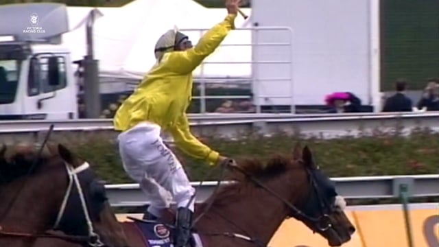 Damien Oliver's three Melbourne Cup wins