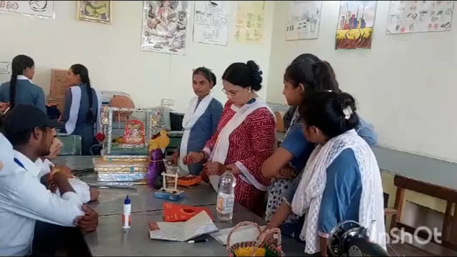 राजकीय महाविद्यालय मांट में राष्ट्रीय सेवा योजना की छात्राओं को कौशल प्रशिक्षण दिया गया