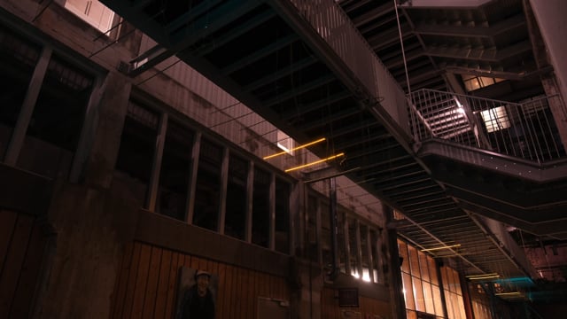 Peter Vink — Malerij Noordkade, site-specific light installation