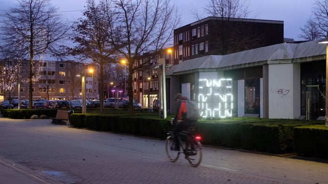 Peter Vink — Schelling, site-specific light installation