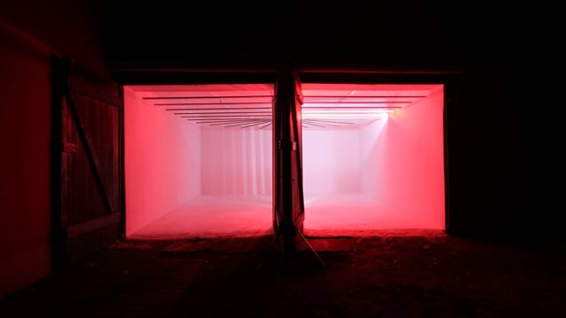 Peter Vink — ADHOC, site-specific light installation