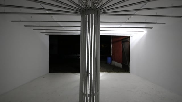 Peter Vink — ADHOC, site-specific light installation