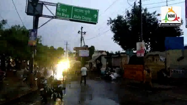 मंगलवार शाम हुई झमाझम बारिश ने लोगों को भीषण गर्मी से दिलाईं राहत।