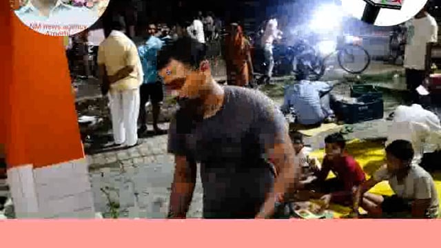 Hanuman Mandir Mein Kiya Gaya Bhandare ka aayojan #news #nmnew 