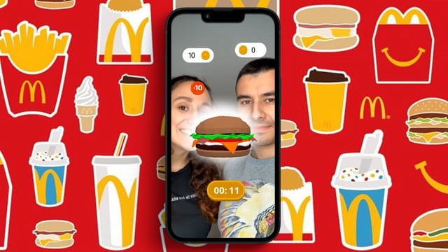 McDonald's Burger<br>AR Game