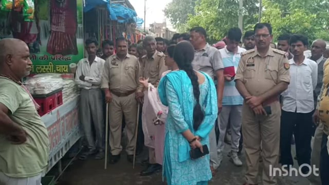 बलदेव नगर पंचायत कार्यालय से बलदेव थाने तक चलाया गया अतिक्रमण हटाओ अभियान अधिशासी अधिकारी नायब तहसीलदार रही मौजूद