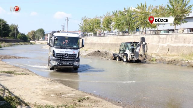 Asar Deresine İş Makineleri Girdi