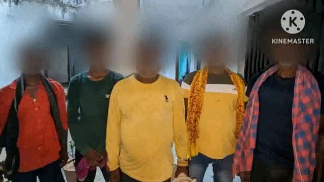 पुलिस ने अलग-अलग मामलों में अलग-अलग जगहों से पांच आरोपी को गिरफ्तार कर भेजा न्यायालय