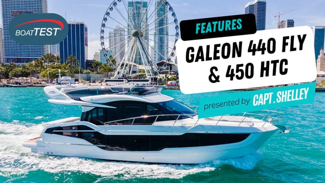 Galeon 450 HTC BoatTest Features Video 