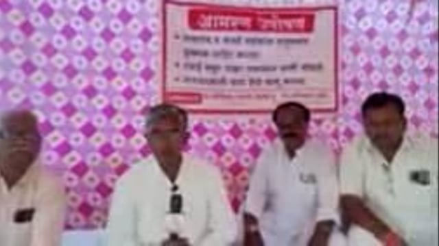 तासगाव शहरातील तहसीलदार कार्यालयासमोर शेतकऱ्यांचे आमरण उपोषण