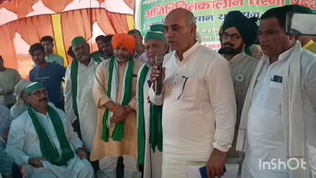 भाकियू टिकैत प्रदेश प्रवक्ता गजेंद्र सिंह परिहार ने 37 दिन से चल रहे धरने को लेकर क्या रहा निर्णय मीडिया को बताया