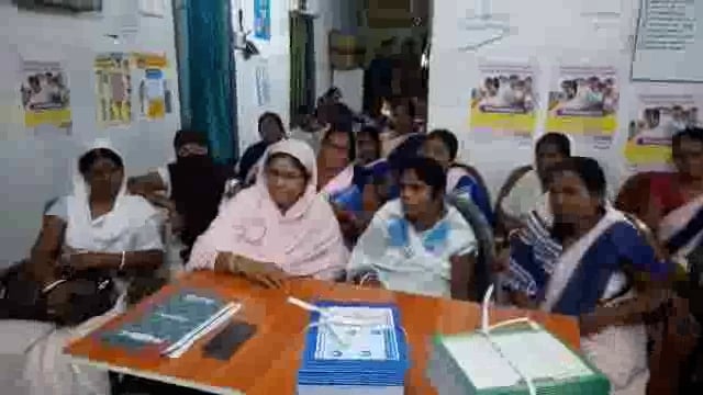 चेवाड़ा प्राथमिक स्वास्थ्य केंद्र में आशा के साथ एक बैठक का किया गया आयोजन.A