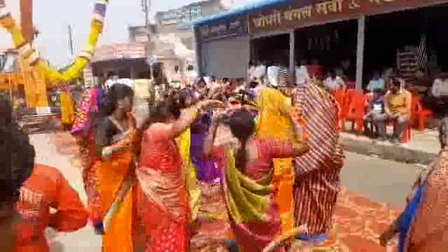 मृद जलसंधारण मंत्री संजय राठोड यांचा कृष्णकांत चौक येथे जंगी स्वागत