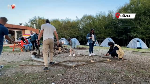 Üniversite Öğrencileri Kamp Etkinliğinde Buluştu