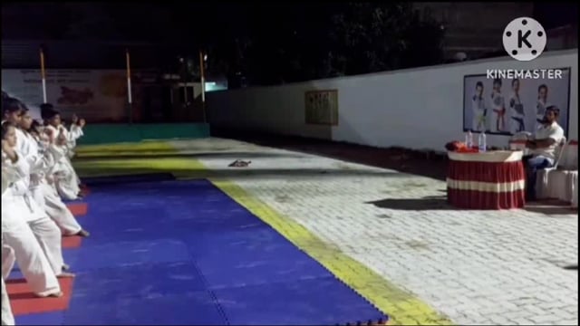 ब्लैक बेल्ट की टेस्ट एग्जाम में पहुंचे जिला पदाधिकारी: अंशुल कुमार