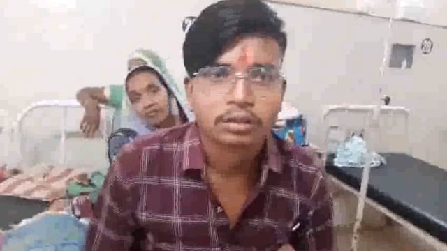 कलेवा योजना के खाने में निकले कीड़े, प्रसूताओं में फेंका खाना