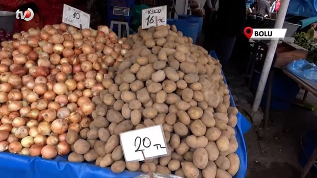 Bolu Patatesi Tezgahlardaki Yerini Aldı