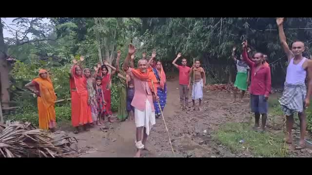 मुख्यमंत्री सात निश्चय योजना के तहत अबतक सड़क नही बनने से ग्रामीण निराश 