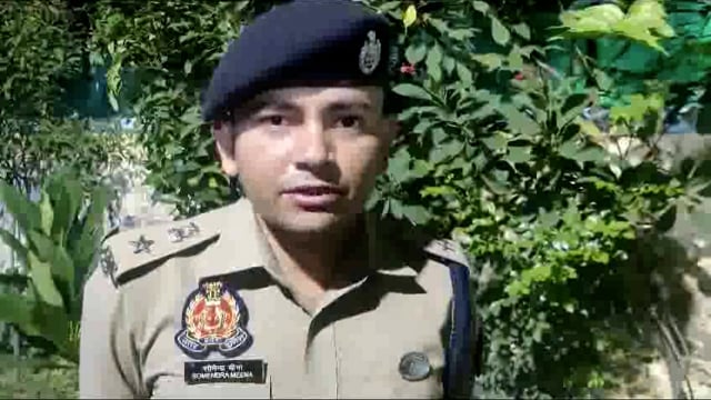 नाहट पुलिस को चेकिंग के दौरान बदमाश और पुलिस के बीच मुठभेड़ 25000 का पवन उर्फ जीत नाम का बदमाश