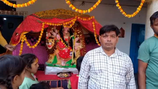 फरह के गांव कुरुकुंडा मैं निका ली गई भव्य झांकी