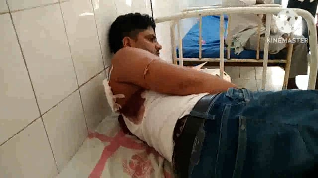 बालू कुरहा गांव में मारपीट की घटना में सात लोग हुए जख्मी तीन लोगों को किया गया रेफर