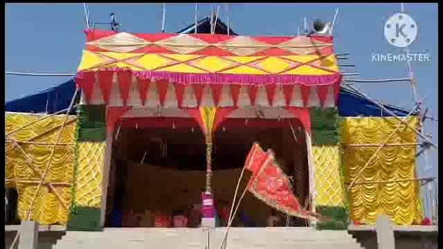 सूर्यगढ़ा -नंदपुर गांव में पिछले चार वर्षो से मां दुर्गा की प्रतिमा स्थापित की जा रही है  एवं सजावट की भव्य तैयारी है।