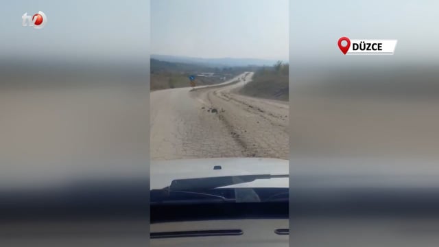 Toprak Taşınınca Yol Bozuldu