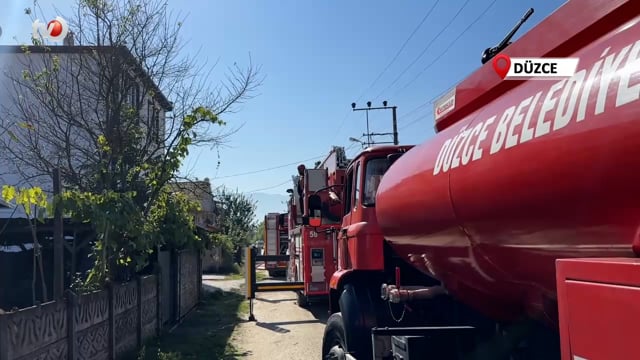 Havalandırmaya Atılan İzmarit Dumana Boğdu