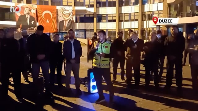 İsrail'in Gazze Şeridine Yaptığı Saldırılar Düzcelileri Sokağa Döktü