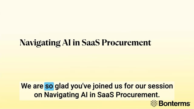 Navigating AI in SaaS Procurement