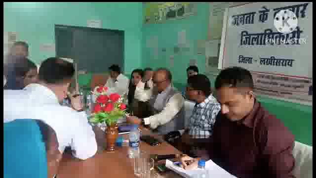 सूर्यगढ़ा -अंबेडकर सभागार सूर्यगढ़ा में डीएम के द्वारा  जनता दरबार का आयोजन किया गया।