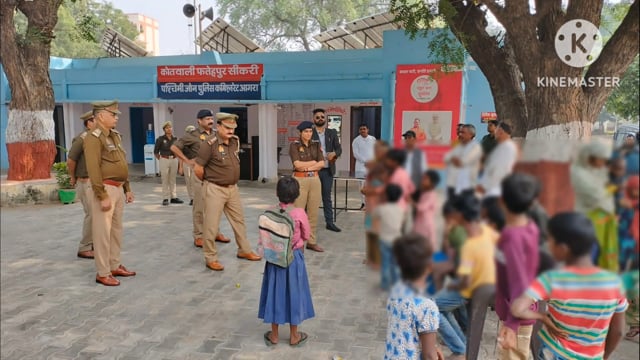 उत्तर प्रदेश सरकार द्वारा मिशन शक्ति अभियान पेज 4 के अंतर्गत चलाए जा रहा बाल अधिकार सप्ताह में आगरा