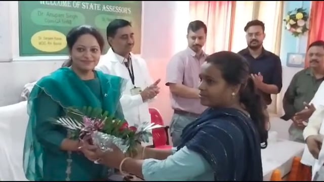 कायाकल्प असेसमेंट की टीम ने बौंसी रेफरल अस्पताल का लिया जायजा, बेहतर कार्य करने का निर्देश दिया गया