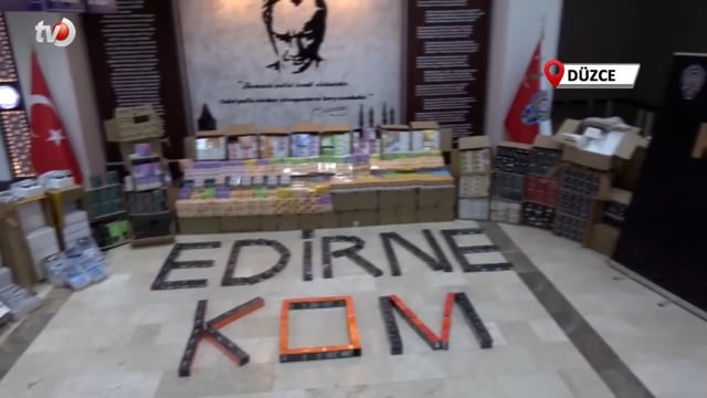 Düzce’de Kaçakçılık Operasyonu