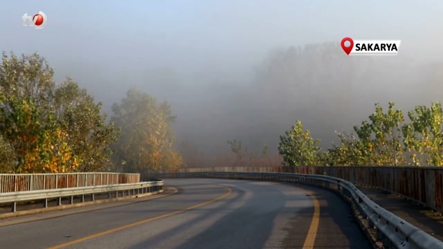 Sonbahar İle Buluşan Sis Görsel Şölen Sundu