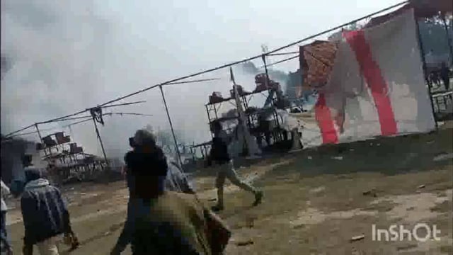 मथुरा के राया में आतिशबाजी बाजार में लगी आग दर्जनों लोग हुए गंभीर रूप से घायल स्थानीय अस्पताल हुए घायलों से फुल