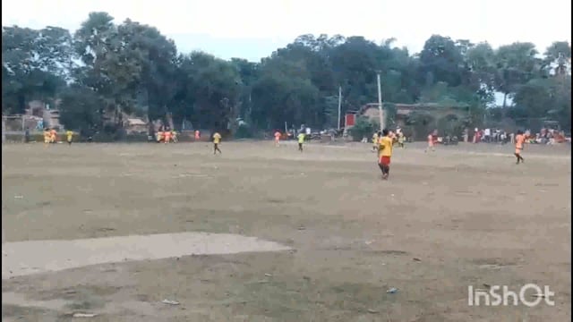 बेघोनिया मां काली पूजा के अवसर पर फाइनल फुटबॉल टुनामेंट में एस के क्लब ने घोड़घरा को 2/1 से किया पराजित