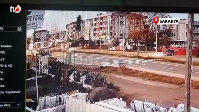 Bölünmüş Yolda Refüjden Geçmeye Kalktı, Kazaya Sebep Oldu